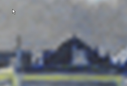 Beispiel, Ansicht von Delft, Ausschnitt, 100 x 65 px vergrößert