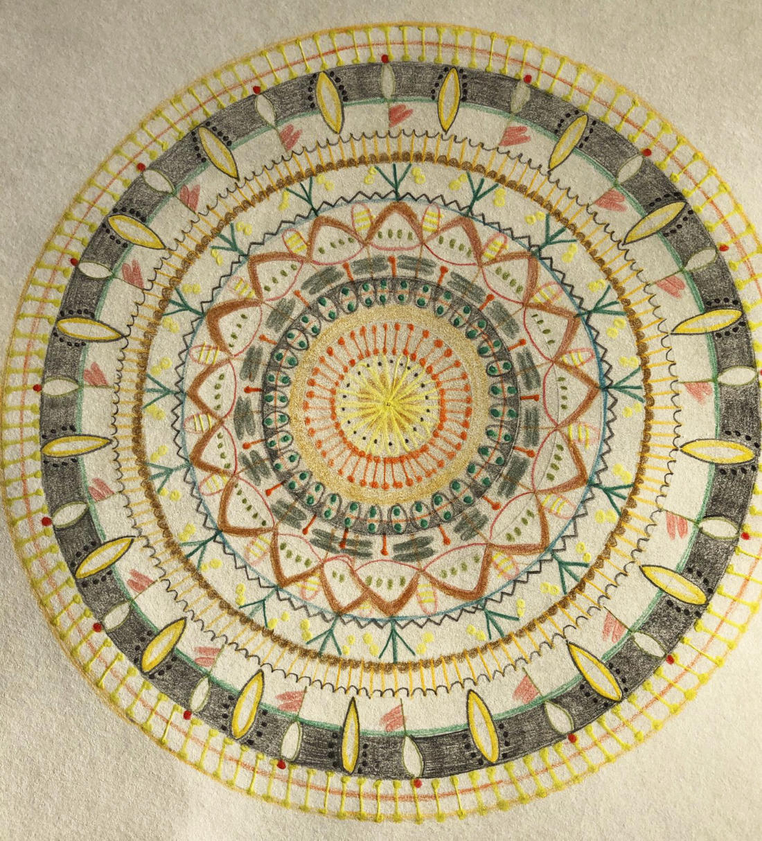 Mandala von Kerstin Merle (Kurs Angelika Hentschel)